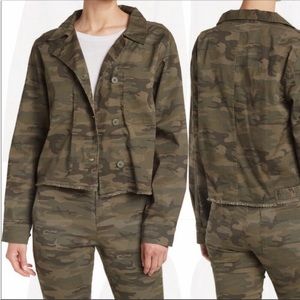 SANCTUARY Cropped Fray Hem Jacket